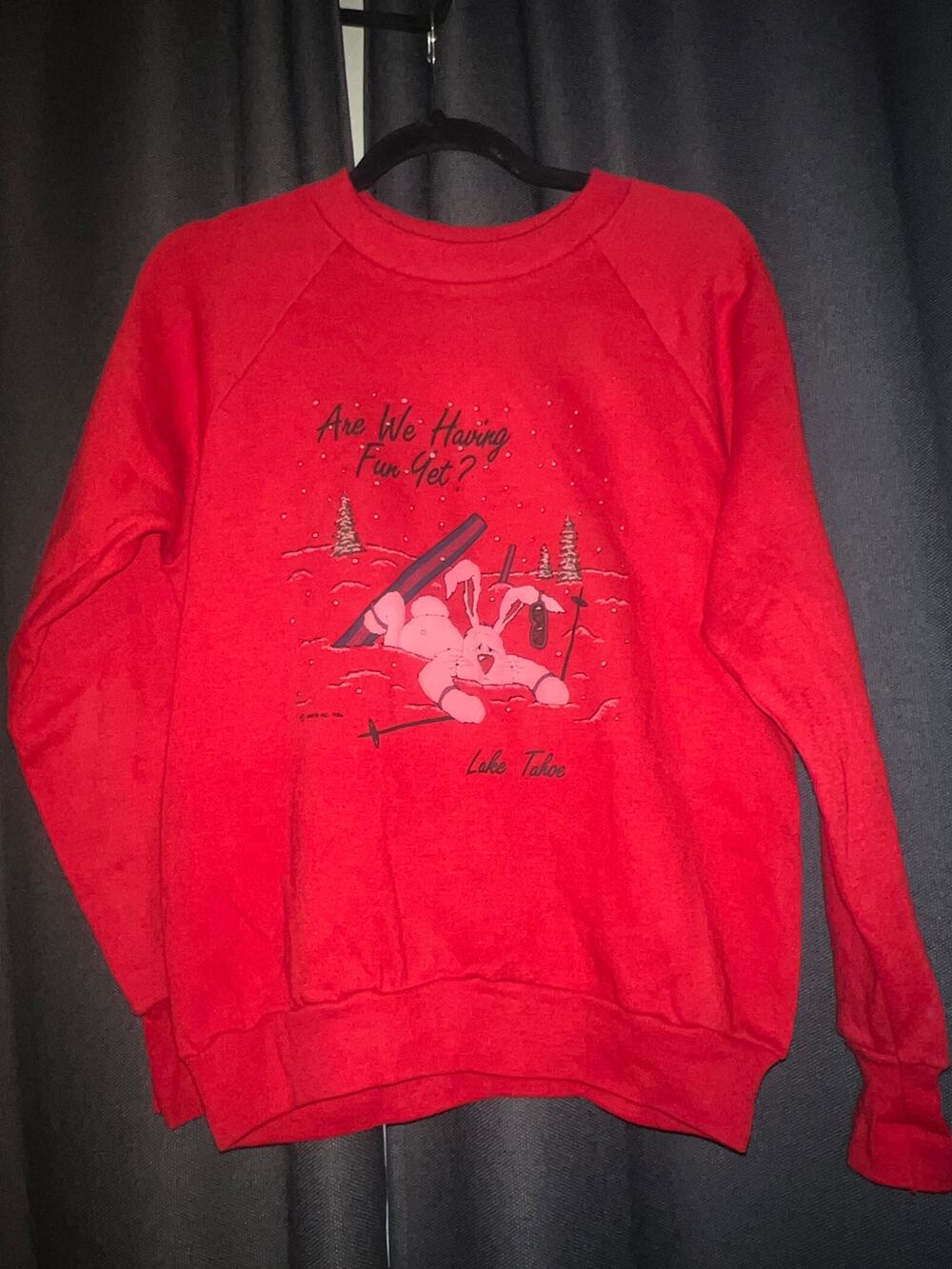 Ugly Christmas Sweater Xmas Sweatshirt Crewneck Size Medium Vintage